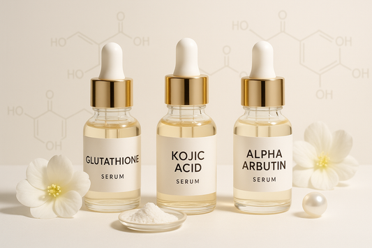 ✨ The Power Trio: Glutathione, Kojic Acid & Alpha Arbutin for Radiant, Even-Toned Skin