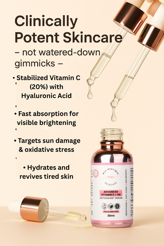 Miji Mystique Advanced Vitamin C + HA Antioxidant Serum – 30ml – For All Skin Types