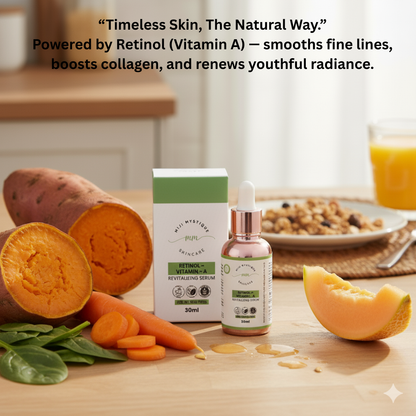 Miji Mystique Retinol (Vitamin A) Revitalizing Serum 2% – For All Skin Types – 30ml