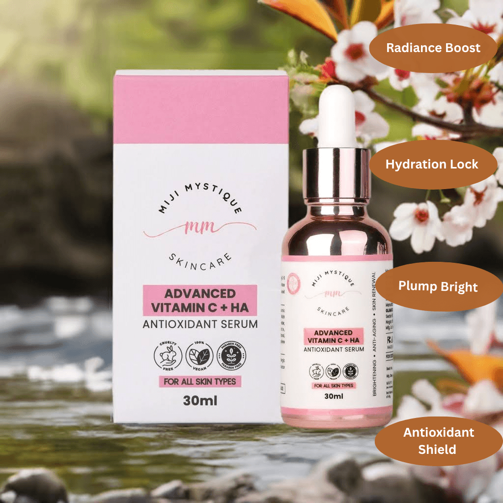 Miji Mystique Advanced Vitamin C + HA Antioxidant Serum – 30ml – For All Skin Types - Miji Mystique