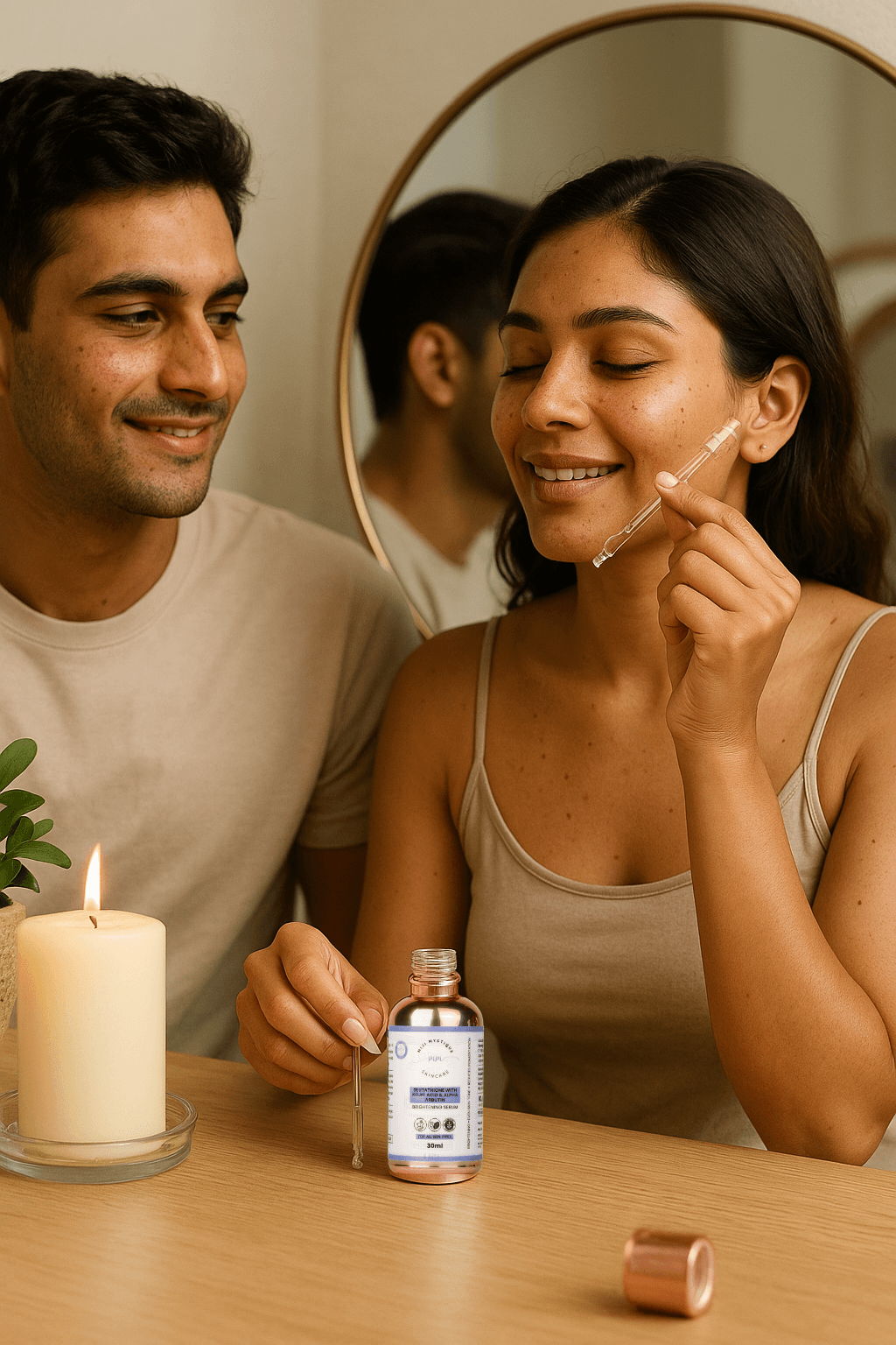 Miji Mystique Glutathione 10% with Kojic Acid & Alpha Arbutin Brightening Serum – 30ml - Miji Mystique